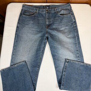 Chaps Straight Fit Jeans Men's 38x30 Blue 100% Cotton